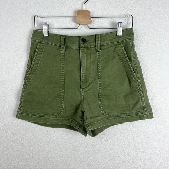 Madewell The Perfect Vintage Fatigue Khaki Shorts 27 - Picture 3 of 9